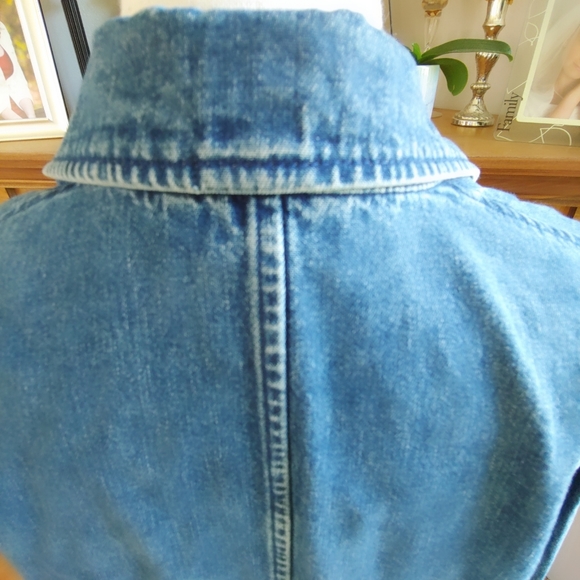 🎊HP🎊Ralph Lauren Double Breasted Denim Jacket. - Picture 9 of 14